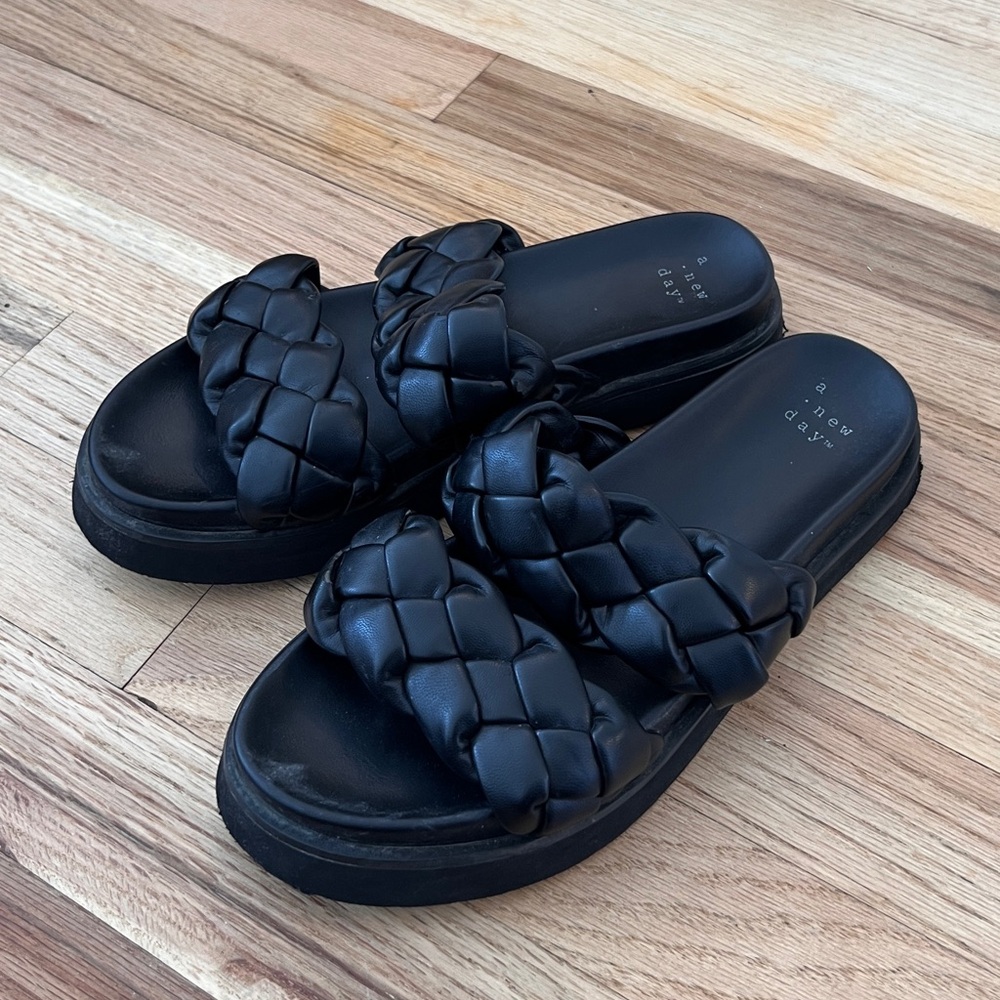 A New Day Braided Slide Sandals - Picture 3 of 4